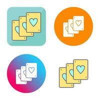 Unique Deck of Cards Vector Icon