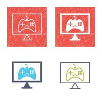 Unique Online Games Vector Icon