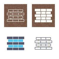 Unique Bricks Vector Icon