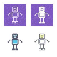 Unique Robot Vector Icon