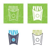 Unique French Fries Vector Icon