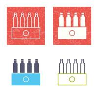 Unique Pack of Beers Vector Icon