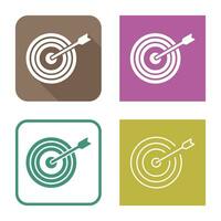 Unique Dartboard Vector Icon