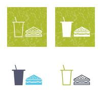 Unique Lunch Vector Icon