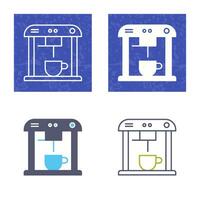 Unique Coffee Machine Vector Icon