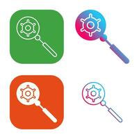 Unique Search Engine Optimizati Vector Icon