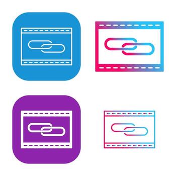 Unique Link Optimization Vector Icon