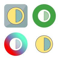 Unique Contrast Vector Icon