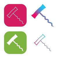 Unique Corkscrew Vector Icon