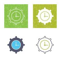 Time Settings Vector Icon