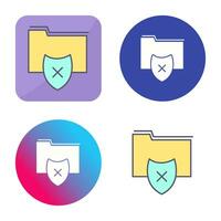 Vulnerable Folder Vector Icon