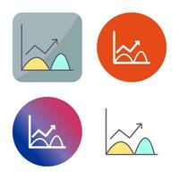 Trend in Graph Vector Icon