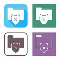 Vulnerable Folder Vector Icon