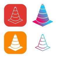 Unique Cone Vector Icon