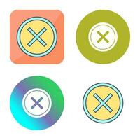 Do Not Cross Vector Icon