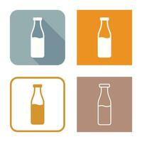 Milk Bottle Vector Icon