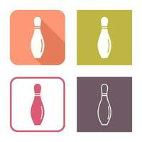 Bowling Pin Vector Icon