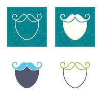 Beard and Moustache Vector Icon