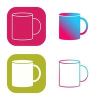 icono de vector de taza de café