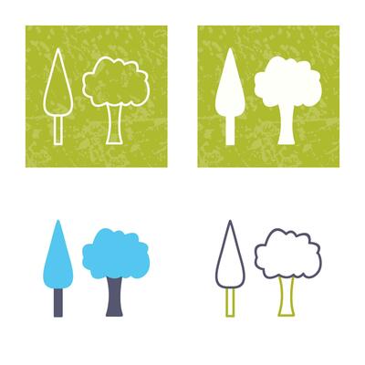 Trees Vector Icon