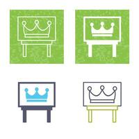 Crown Exhibit Vector Icon