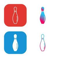 Bowling Pin Vector Icon