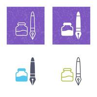 Ink and Pen Vector Icon