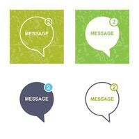 Message Bubbles Vector Icon