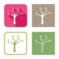 Tree with no Leaves Vector Icon