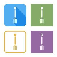 Gardening Fork Vector Icon