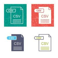 CSV Vector Icon