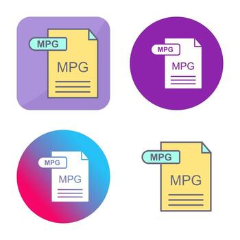 MPG Vector Icon