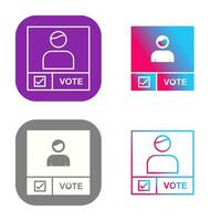 Candidate Banner Vector Icon