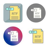 RTF Vector Icon