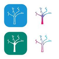 Tree with no Leaves Vector Icon