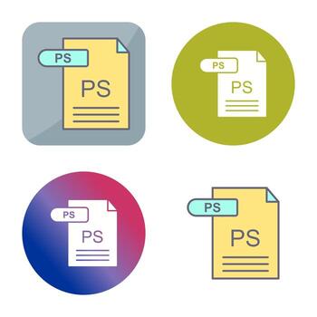 icono de vector pd