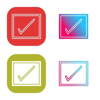 Checkbox Vector Icon