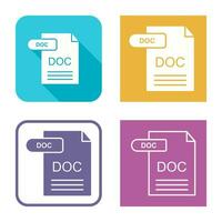 icono de vector de documento