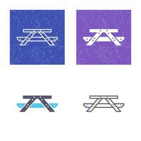 Picnic of Table Vector Icon