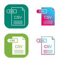 CSV Vector Icon