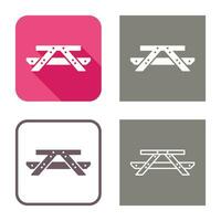 Picnic of Table Vector Icon