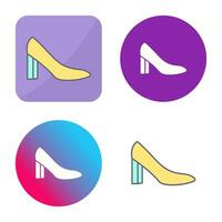 icono de vector de tacones