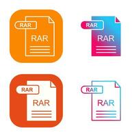 RAR Vector Icon