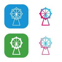 Ferris Wheel Vector Icon