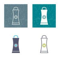 Sunblock Cream Vector Icon