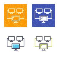 Connected Systems Vector Icon