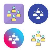 Network Group Vector Icon