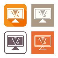 Disconnected Network Vector Icon