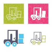 Forklifter Vector Icon