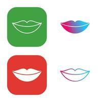 Lips Vector Icon